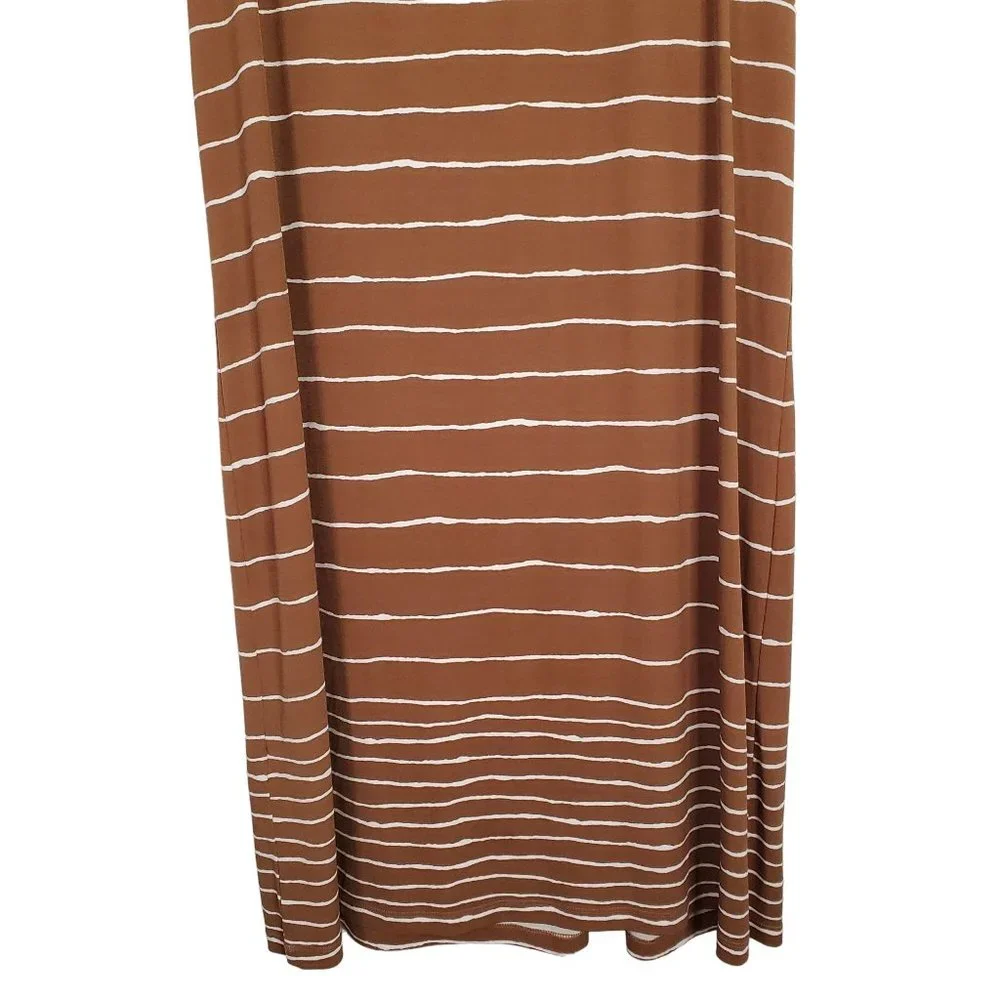 Chico's EasyWear 3 Size XL Dress T-shirt Asymmetrical Neckline Stretch Jersey - Picture 7 of 8